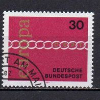 Bund BRD 1971, Mi. Nr. 0676 / 676, EUROPA, gestempelt #14655
