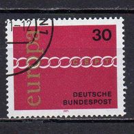 Bund BRD 1971, Mi. Nr. 0676 / 676, EUROPA, gestempelt #14656