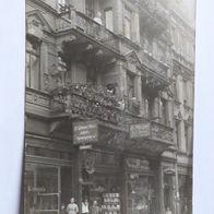 Ludwigshafen, Geschäft - Bismarckstr. 56 - Foto-Ak um 1910
