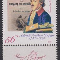a19740) Bund * * 2241 - Adolph Freiherr von Knigge