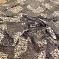 Hobby Schneidern Kleid Kostüm Bluse Coupon 150 x 190 schwarz beige Dots Viskose #71