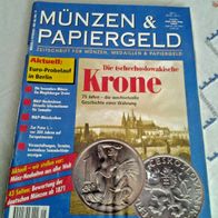 MÜNZEN & Papiergeld Zeitschrift Medaillen 05-1997 Die tschechoslowakische Krone