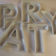 Keramik Snack Gedeck 5tlg P A R T Y weiss glasiert Nüsse Pistazien Oliven Chips