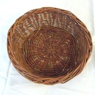 WEIDEN Geflecht große Bowl Korb Obst Gesteck Krimskrams 34 cm DM natur hygge