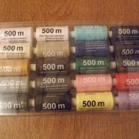 Hobby selber Schneidern 20 Rollen Nähmaschinen Syngarn á 500 m viele Farben NEU