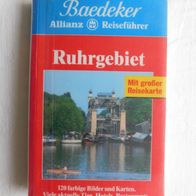 Baedeker Ruhrgebiet 1994 Reiseführer mit großer Reisekarte