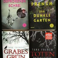 Tana French: Bücherpaket - 4 Taschenbücher - aus Sammlungsauflösung