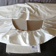 Spannbettuch Bettlaken Betteinlage WW 70x 50x 8 cm wasserdicht atmungsaktiv Baby
