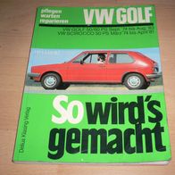 VW Golf / Scirocco 50/60PS Reparaturanleitung Etzold So wird´s gemacht Band 10