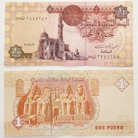 Ägypten 1 Pound 2002 / Pick. 50f / Sign.20