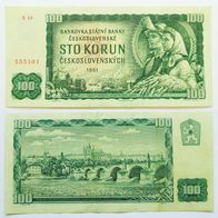 Tschechoslowakei 100 Korun 1961 - X48 / Top Zustand