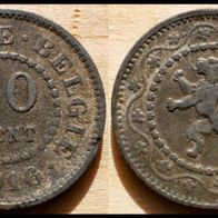 10 Centimes 1916 Belgique
