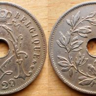 25 Centimes 1929 Belgique