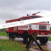 Feuerwehr-Foto DDR Oldtimer VEB IFA LKW W 50 Tanklöschfahrzeug TLF 16