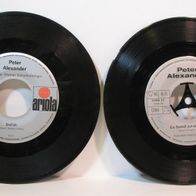 2 x 7" Vinyl Single: Peter Alexander - Delilah / Ein Schloß auf dem Mond