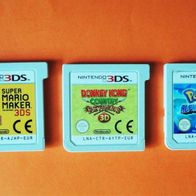 5 Spiele für Nintendo 3DS, neuwertig