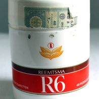 Reemtsma R6 schöne alte runde Zigarettendose aus Kunststoff mit Deckel