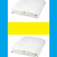2 Stück IKEA Fjällbräcka Bettdecken Daunen Vierjahreszeitendecken 155 x 220 cm NEU