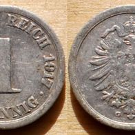 1 Pfennig 1917 G