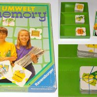 Spiel Kinder | Umwelt Memory | Ravensburger 241521 | 25 Sp. ab 8 J. (1993)