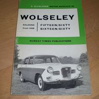 Woolsley 15/60 16/60 Reparaturanleitung P. Olyslager Motor Manuals