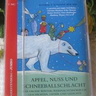 Apfel, Nuss und Schneeballschlacht - 2 Hörspielkassetten - Weihnachten
