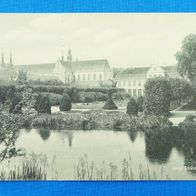 AK Danzig. Luftkurort Oliva - Königliche Schloss mit Kirche. Gelaufen. 1914