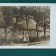 Oldendorf (Kr. Stade): Haus Fam. Gooßen (Auf der Kuhlen 7), Foto-Ak 1909