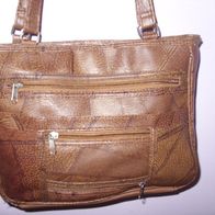 STE-12400 Handtasche, Damentasche, Schultertasche, Shoulderbag Braun