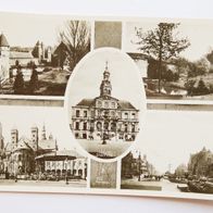 AK Amsterdam - Satdthuis, Vrijthof, Vinktorentje, Station, Hertenkamp