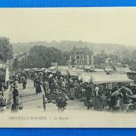 AK Trouville sur Mer - Le Marche. Ungelaufen. ca.1914