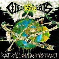 City Rats - Rat race on a rotting planet LP (2011) Blue Vinyl / HC-Punk aus Israel