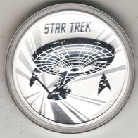 Silbermünze Star Trek - Enterprise NCC-1701 1 oz 1 TVD 2016