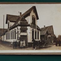 Rülzheim / Pfalz: Wirtschaft zum grünen Baum Ferdinand Dudenhöffer, Foto um 1925