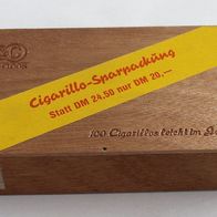 Rinn & Cloos Cigarillos kleine alte Zigarrenkiste aus Holz