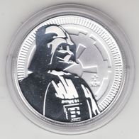 Silbermünze Star Wars Darth Vader 1 oz 2 Niue-Dollar