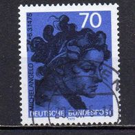 Bund BRD 1975, Mi. Nr. 0833 / 833, Michelangelo, gestempelt München 20.03.1975 #20097