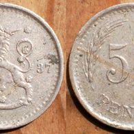 50 Penniä 1937 Finnland