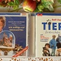 Rolf Zuckowski - CD Wir warten auf Weihnachten NEU - CD Tiere brauchen Freunde