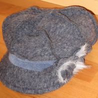 Damen Schildmütze grau-blau Größe 57