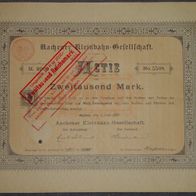 Aachener Kleinbahn-Gesellschaft 1907 2000 Mark