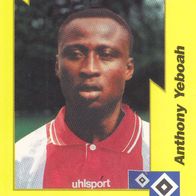 Hamburger SV Panini Sammelbild 1997 Anthony Yeboah Bildnummer 81