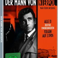 Der Mann von Interpol / Alle 13 deutsch synchronisierten Folgen (2 DVDs)