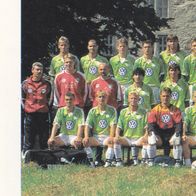 VFL Wolfsburg Panini Sammelbild 1998 Mannschaftsbild 1 Bildnummer 436