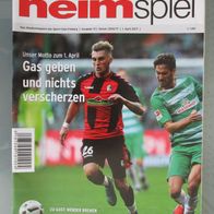 SC Freiburg | Stadionheft 2016/17 SV Werder Bremen