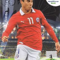 Panini Trading Card Fussball WM 2014 Eduardo Vargas Nr.75 aus Chile