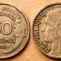 50 Centimes 1932 Frankreich