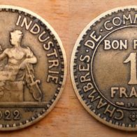 1 Franc 1922 Frankreich