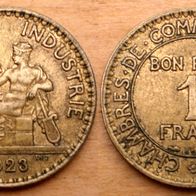 1 Franc 1923 Frankreich