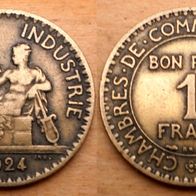1 Franc 1924 Frankreich
